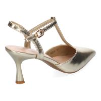 PuntoSalao Zapatos dorados de tacón fiesta para mujer YG853 - details 2