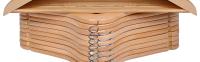 T-Lovendo - Juego de 20 Perchas de Madera Maciza - details 4