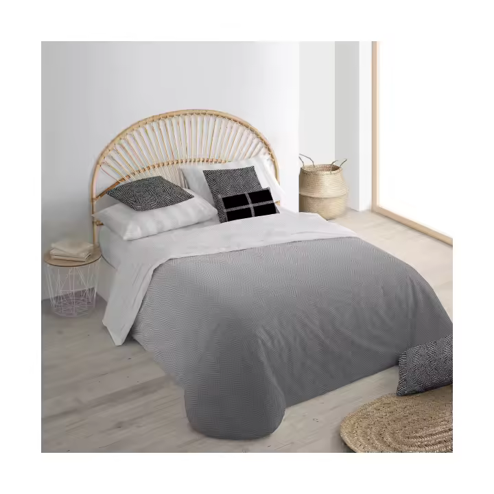 BL Belum Funda Nórdica 100% Algodón Orgánico Alejandria con Cuello de Botella y Funda de Almohada - 1