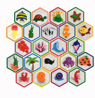 Juguete Educativo Montessori DIY Material Matemático Juego De Encaje De Colores Y Formas Para Niños Aprendizaje Temprano Juguetes De Enseñanza - details 45