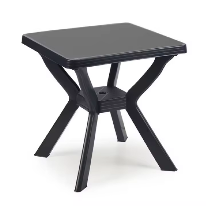 PROGARDEN Mesa Resina Reno Antracita 70x70 Cm - 1