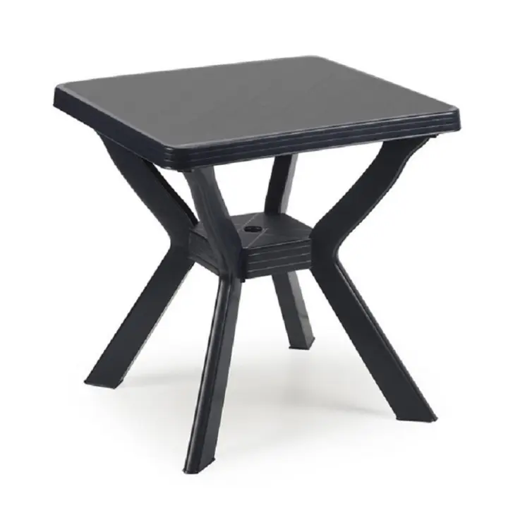 PROGARDEN Mesa Resina Reno Antracita 70x70 Cm - 1