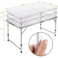 Start Electric | Mesa de camping Portátil Plegable Multiusos 120x60cm para Picnic Camping con 4 taburetes | Marca Gerimport - details 2