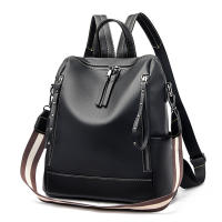 Mochila De Lujo Para Mujer Estilo Preppy Bolso De Hombro Suave Impermeable Bolsa Multifuncional Para Estudiantes Jóvenes - details 18