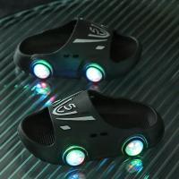 Zapatillas Luminosas Para Niños Y Niñas En Forma De Coche Zapatos De Moda Para Niños Y Niñas Zapatos De Baño Para Bebés Y Niños Pequeños - details 7