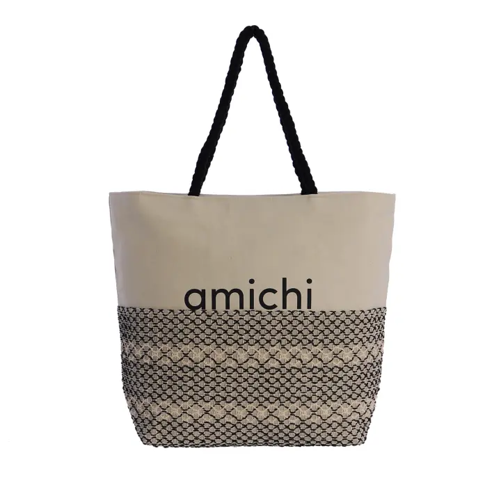 AMICHI - Bolsa de playa - capazo playa - bolso playa - bolsas de playa - bolsa de playa - Oriana - 1