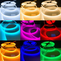 Tira LED COB Multicolor 10-1m 220V Flexible Alta Brillo 240 LEDs IC Inteligente Sin Conducteur Iluminación Lineal RA95 Para Sala De Estar - details 3