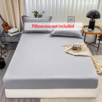 Cubierta Protectora Antideslizante Para Cama En Color Sólido Cubierta De Polvo 1PC Material De Poliéster 100% - details 0