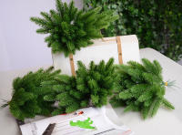 10 Pcs Ramas De Pino Artificiales Para Decoración De Navidad Accesorios Para Árbol De Navidad DIY Decoraciones De Año Nuevo Para Niños - details 0