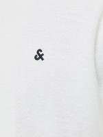Jack & Jones Jjepaulos Mao Polo Ss Noos 12199711 White Hombre - details 3