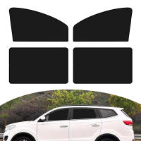 2pcs Cortinas De Sol Para Coche Negro Puro Protección Solar Y Antiglareante Visera Magnética Protectora Contra El Calor Y Los Rayos UV - details 1