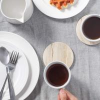 Posavasos - Juego de 6 posavasos - Posavasos de mármol de cerámica - Posavasos con soporte para varias tazas. - details 3