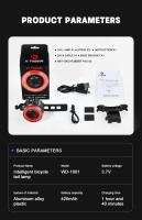 X-TIGER Luz Trasera Inteligente Para Bicicleta LED Luz De Bicicleta De Montaña Impermeable Alerta Luz Trasera Para MTB Y Ciclismo En Carretera Lámparas De Bicicleta - details 13