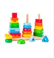 Set de Torres Apilables de Madera sostenible Woody - details 1