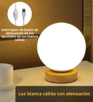 Lámpara De Noche LED RGB Cambiante USB Recargable Para Mesa Luz De Dormitorio Oficina Sala De Estar Iluminación Doméstica - details 13