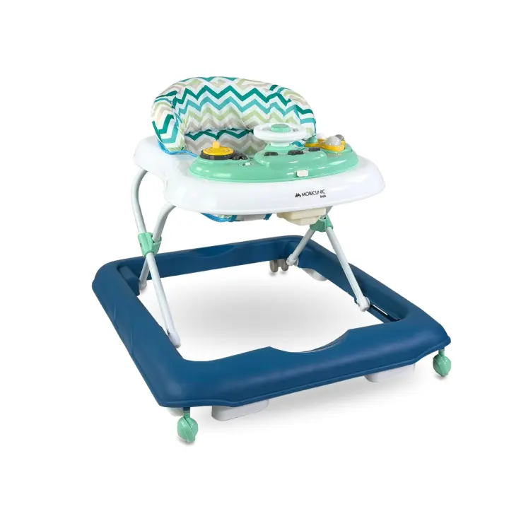 Andador bebe Mobiclinic Caminador de bebé Ajustable en 3 alturas Plegable Luces y Música Juguetes Rayo Multicolor - 1
