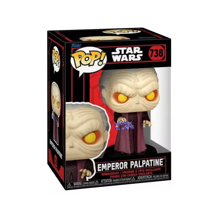 Funko Pop Star Wars Darkside Figura Emperor Palpatine 80773 Juguetes - 1