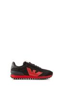 Emporio Armani Zapatillas Zapatos Hombre Azul Rojo X4X583 XN647 M651 - details 0