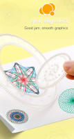 Juego De Dibujo DIY Interlocking Gear Spirograph Diseño Papel De Borrado Mágico Creativo Juguete Educativo Para Niños - details 5