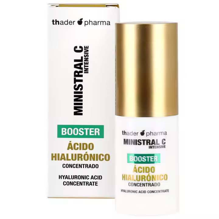 Thader Pharma Concentrado de Ácido Hialurónico puro antienvejecimiento V-Ministral C, 20 ml - 1