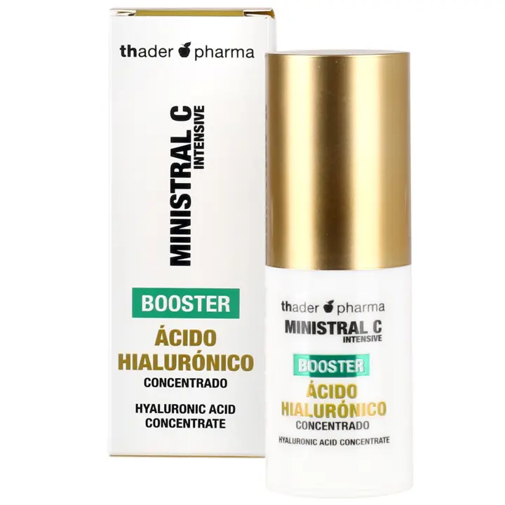 Thader Pharma Concentrado de Ácido Hialurónico puro antienvejecimiento V-Ministral C, 20 ml - 1