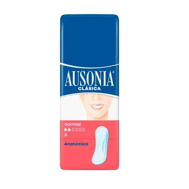Compresas Ausonia clásica Anatómica 9 uds - 1