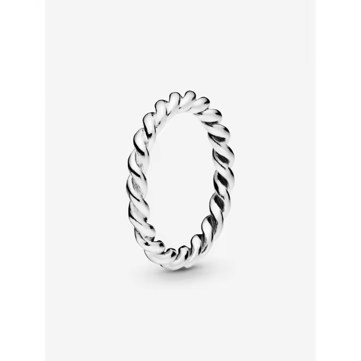 Pandora - Anillo de Banda torcida - Plata de Lei - 1