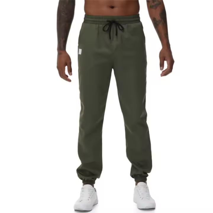 Pantalones Deportivos Para Hombre Primavera Otoño Joggers Quick-Dry Pantalones Corrida Talla Grande Malla Tejida Entrenamiento - 1