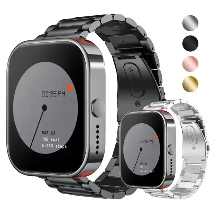 Correa De Reloj De Acero Inoxidable 22mm Para CMF Nothing Watch pro Smartwatch Compatible Con Samsung Galaxy Correa Metálica Para Muñeca - 1