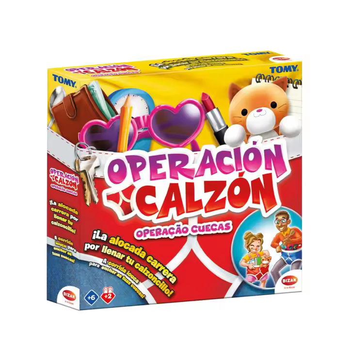 Juego Operación Calzón. Llena tu Calzoncillo! Pon a prueba tu ingénio! (Bizak 30697316) - 1