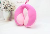 Almohada De Seguridad Para Niños En Coche U-Cuadrada De Peluche Soporte De Cabeza Para Viajes Almohada De Descanso Del Cuello Con Massaje Colorido - details 2
