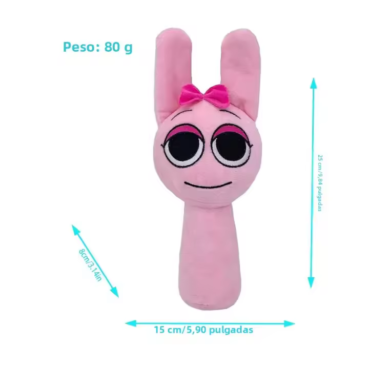 Muñeca De Peluche Rhythm Box Spronki Juguete De Peluche Para Adultos Y Niños Adecuado Para Edades 3-6Y 6-12y 14+y Material De Algodón PP - 1