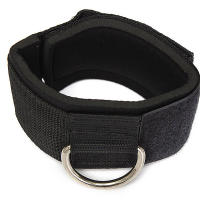 1pcs Cinturones De Tobillo Acolchados Para Máquinas De Cable Cuff De Tobillo Para Gimnasio Extensiones De Piernas Con D-Ring Negro Accesorios De Fitness Unisex - details 0