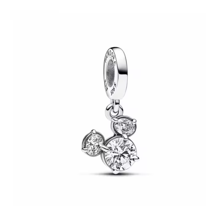 Charm Colgante Silueta Cabeza Brillante de Mickey Mouse - 793031C01 - 1