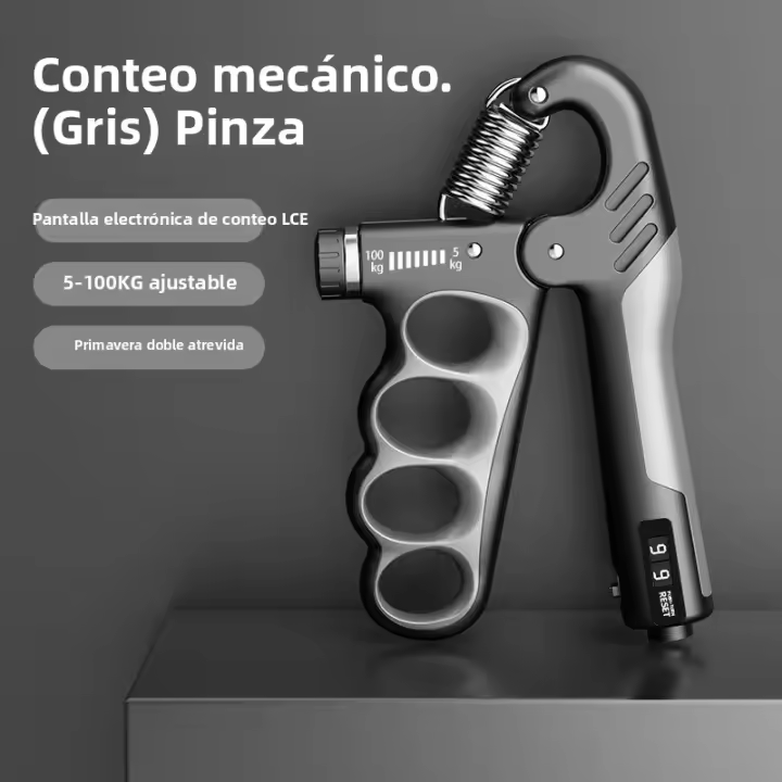 Dispositivo De Fortalecimiento De La Agarre Ajustable De 5-100kg Para Rehabilitación Y Enfrentamiento Muscular Equipo Deportivo De Mano Y Muñeca - 1