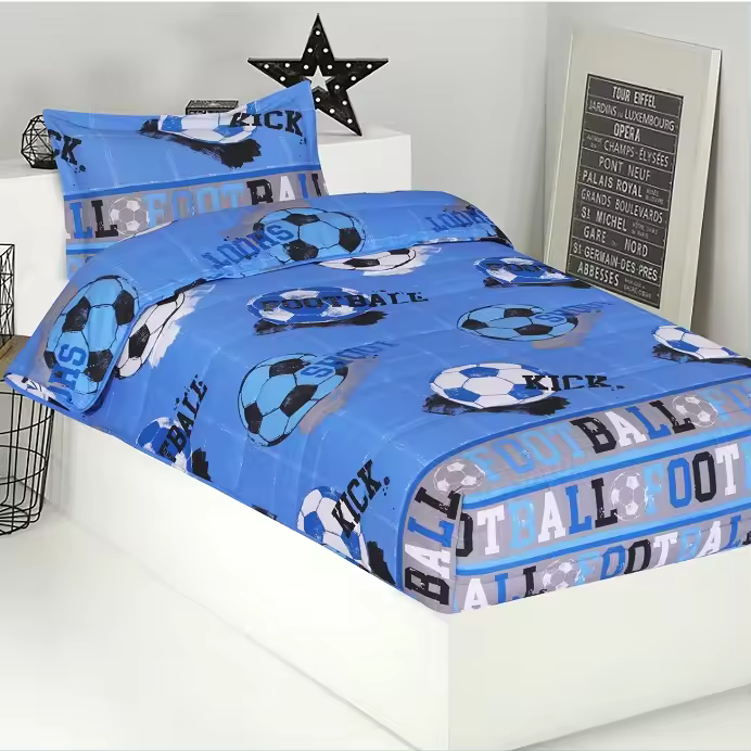 Edredón Ajustable Cama Infantil Fútbol Quick Dhestia Home Comprar Edredón Ajustable Cama Infantil Fútbol Quick 00375 - 1
