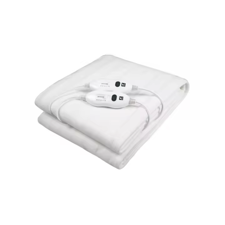 Calientacamas eléctrico 160*140 cm, lavable, 2 temperaturas, 2 controles regulables, 2*60W. - 1