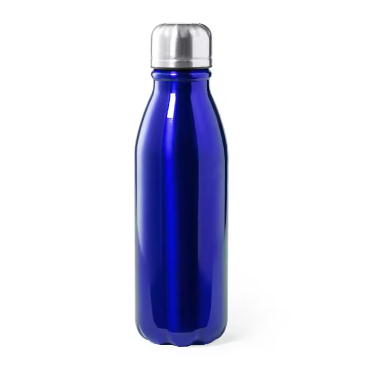 Botella de aluminio 550 mls. personalizada láser. Hombre, mujer o niño. Deporte. Ideal regalo. Agua. Playa y montaña. Logos, nombres y escudos. Botella de agua. Cocina. Día del Padre. Día de la Madre. Navidad. Imagina - 1