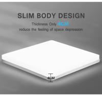 Lámpara De Techo LED Cuadrada Para Iluminación Del Dormitorio Luz Neutra Fría Y Cálida 48W 36W 24W 18W Lámpara De Techo Moderna Para Sala De Estar - details 9