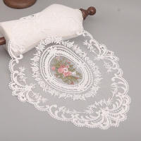 Mantel Vintage Con Borlas Ovaladas Y Huecos Tapetes Para Mesa Elegantes Accesorios De Cocina Cojines Para Sillas Tapetes De Té - details 3