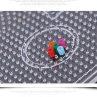 4PCS De Cuentas De Fusión Transparentes 2.6mm/5mm Para Tablero De Clavos Cuadrado Grande Para DIY Material De Plantilla De Derretimiento - details 2