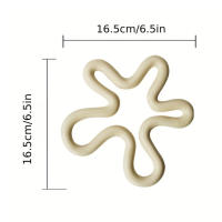 1/2PCS Tapete De Silicona Resistente Al Calor Para Vaso Moderno Antideslizante Soporte Para Tazas Decoración De Mesa Ecológico - details 7
