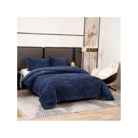 MIRAMAX-Manta borrego invierno polar manta gruesa duvet sherpa con 2 fundas de cojin, mantas grandes para cama 90cm, 135cm, 150cm, mantas sofa suave, caliente y cómoda - details 0