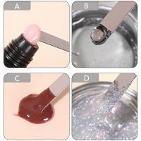 Brocha De Arte De Uñas 1Pc Espátula De Gel De Uñas Polímero Herramienta De Extensión De Técnica De Manicura Accesorio De Construcción De Acrílico - details 7