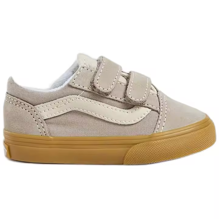 Zapatillas Vans Old Skool V para niños unisex en color gris - 1