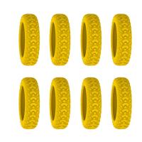 8Pcs/Set Cubiertas Para Ruedas De Equipaje De Silicona Protección Para Rodillos De Maleta Silencioso Reducción De Ruido Tamaño 5-6cm De Diámetro - details 5