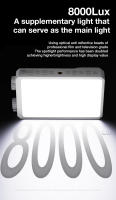 Luz De Cámara LED 40W Bi-color 2700-6200K CRI/TLCI 96+ Con Manija 6400mAh Para Fotografía Y Video Iluminación De Estudio Portátil - details 3