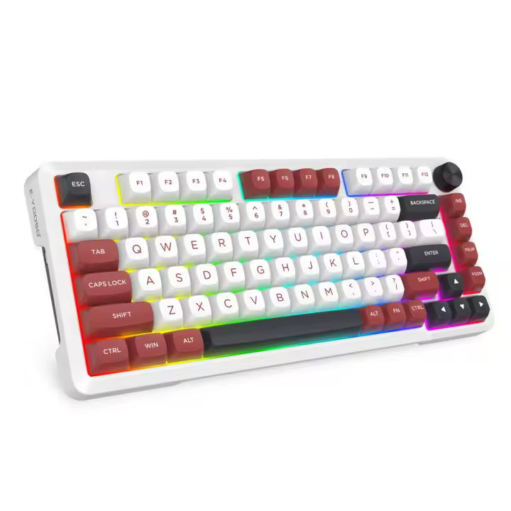Teclado Mecánico De Juego E-YOOSO Z82 USB RGB 78% Con Cable Desmontable 82 Teclas Layout Gamer Para PC Portátil Computadora - 1