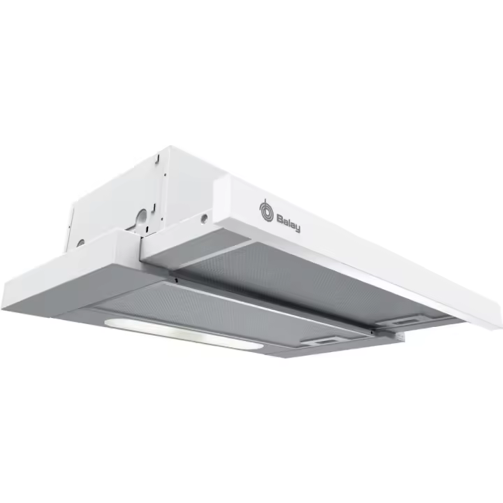 Campana Telescopica 60cm 304 m³/h 62dB BALAY 3BT262MB 3 Niveles Extracción Clase D Gris metalizado - 1