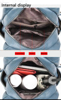 Mochila De Cuero De Alta Calidad Para Mujer Gran Capacidad Antirrobo Para Viajes Bolsa De Hombro Escolar Para Adolescentes Chicas - details 12